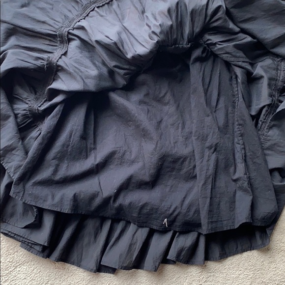 Free People black dress with colored embroidery - Picture 4 of 8